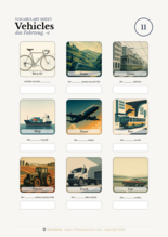 Vehicles practice sheet preview