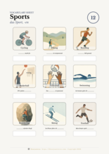 Sports practice sheet preview